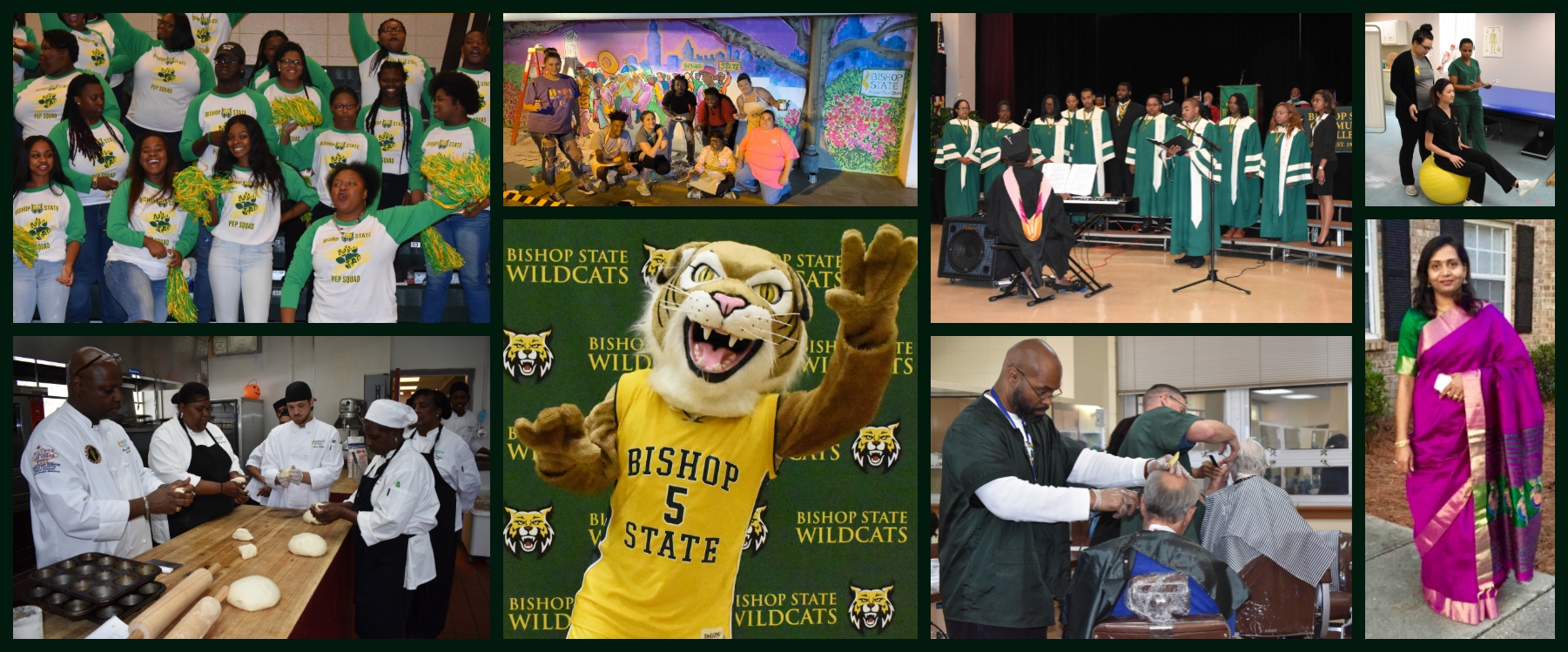 Collage of student activities